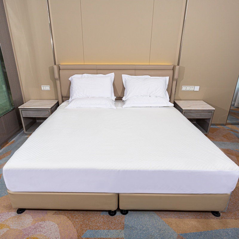 Waterproof Mattress Protector, Hypoallergenic & Odor Resistant Fitted Sheet Deep Sleep Noiseless Soft Mattress Cover